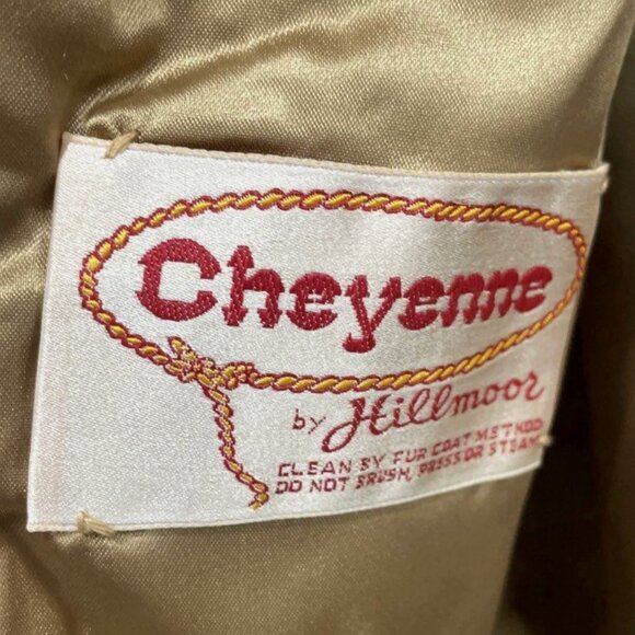 Vintage Cheyenne Faux Coyote Fur Vest Brown Tan Tie Front Oversized Women OS - Picture 8 of 11